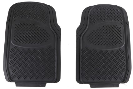 Uniwersalne gumowe dywaniki samochodowe CAR MAT UNI SET 1, przód, 2 sztuki