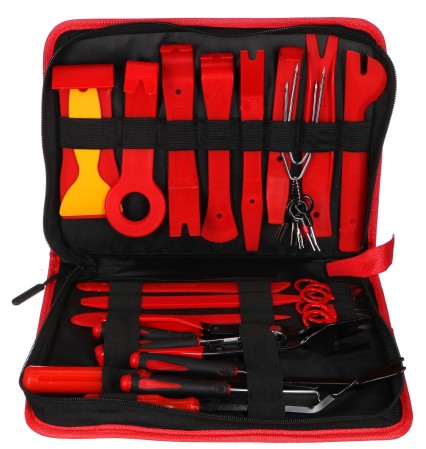 Zestaw do demontażu tapicerki i wnętrza MECHANIC TRIM SET 38, 38 sztuk