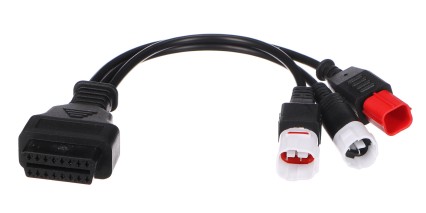 Adapter OBD-II 3-pin/4-pin/6-pin do motocykli Yamaha i Honda MECHANIC CABLE 23