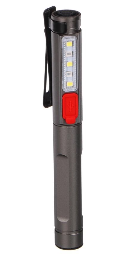 Wielofunkcyjna latarka LAMP PEN UV 2, 150 lm, COB LED, USB