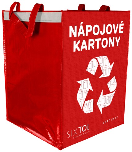 Torba do sortowania odpadów SORT EASY CARTON, 30x30x40 cm, 36 l