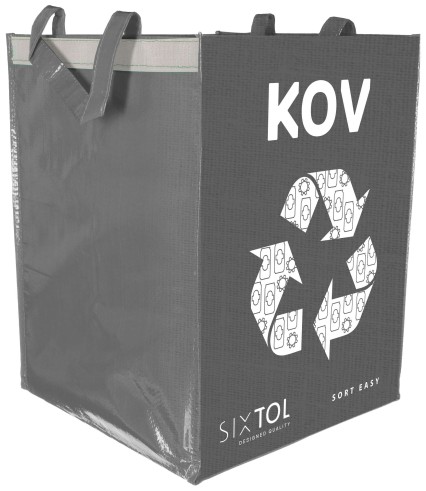 Torba do sortowania odpadów SORT EASY METAL, 30x30x40 cm, 36 l