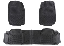 Uniwersalne gumowe dywaniki samochodowe CAR MAT UNI SET 2, komplet, 3 sztuki