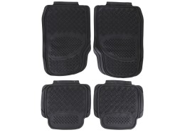 Uniwersalne gumowe dywaniki samochodowe CAR MAT UNI SET 3, komplet, 4 sztuki