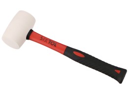 Młotek gumowy TPR HAMMER 220, biały, 220 g, 285 mm