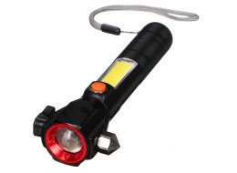 Lampa bezpieczeństwa samochodowa z magnesem CAR LAMP SAFETY, 300 lm, COB LED, USB